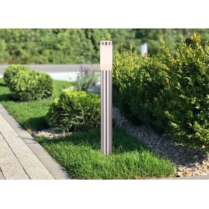 Globo - Spoljašnja lampa 1xE27/23W/230V, IP44, 80 cm, sjajni hrom