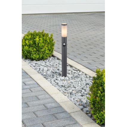 Globo - Spoljašnja lampa sa senzorom 1xE27/15W/230V IP44 80 cm antracit