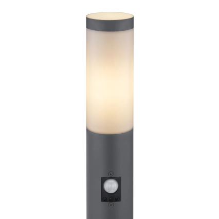 Globo - Spoljašnja lampa sa senzorom 1xE27/15W/230V IP44 80 cm antracit