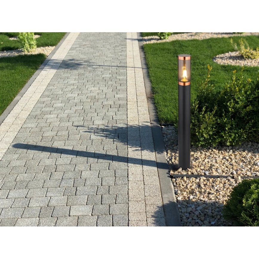 Globo - Spoljašnja lampa 1xE27/23W/230V IP44 80 cm crno/bakreno