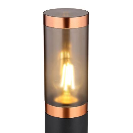 Globo - Spoljašnja lampa 1xE27/23W/230V IP44 80 cm crno/bakreno
