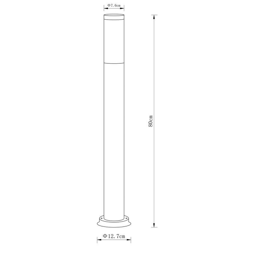 Globo - Spoljašnja lampa 1xE27/23W/230V 80 cm IP44