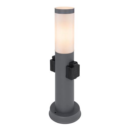 Globo 3158AK - Spoljašnja lampa sa 2 utičnice BOSTON 1xE27/23W/230V IP44