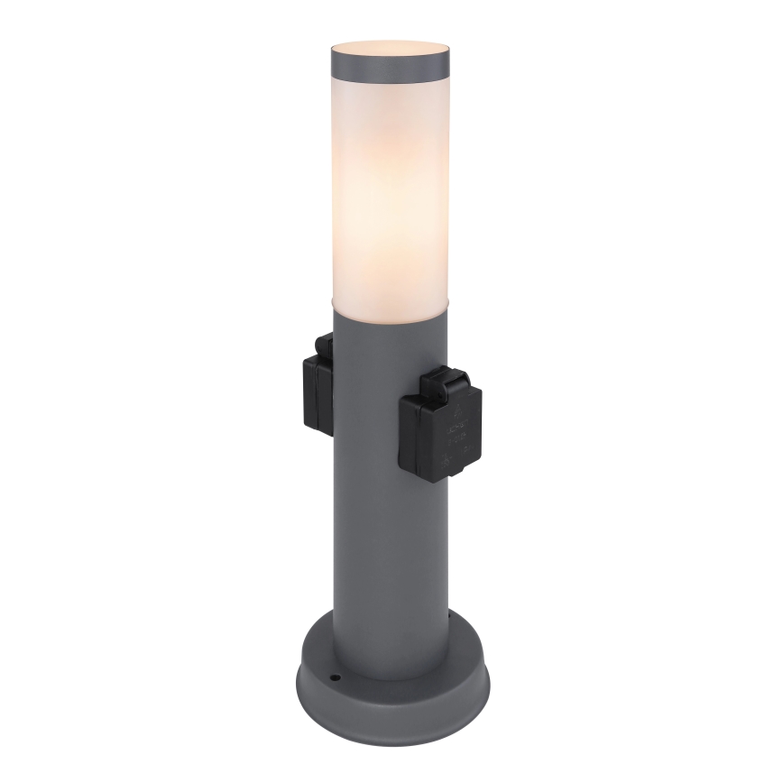 Globo 3158AK - Spoljašnja lampa sa 2 utičnice BOSTON 1xE27/23W/230V IP44