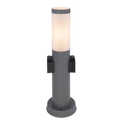 Globo 3158AK - Spoljašnja lampa sa 2 utičnice BOSTON 1xE27/23W/230V IP44