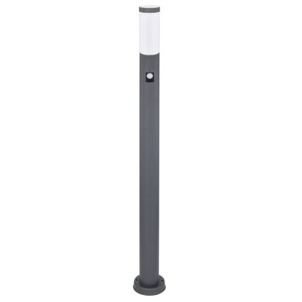 Globo - Spoljašnja lampa sa senzorom 1xE27/15W/230V IP44 110 cm antracit