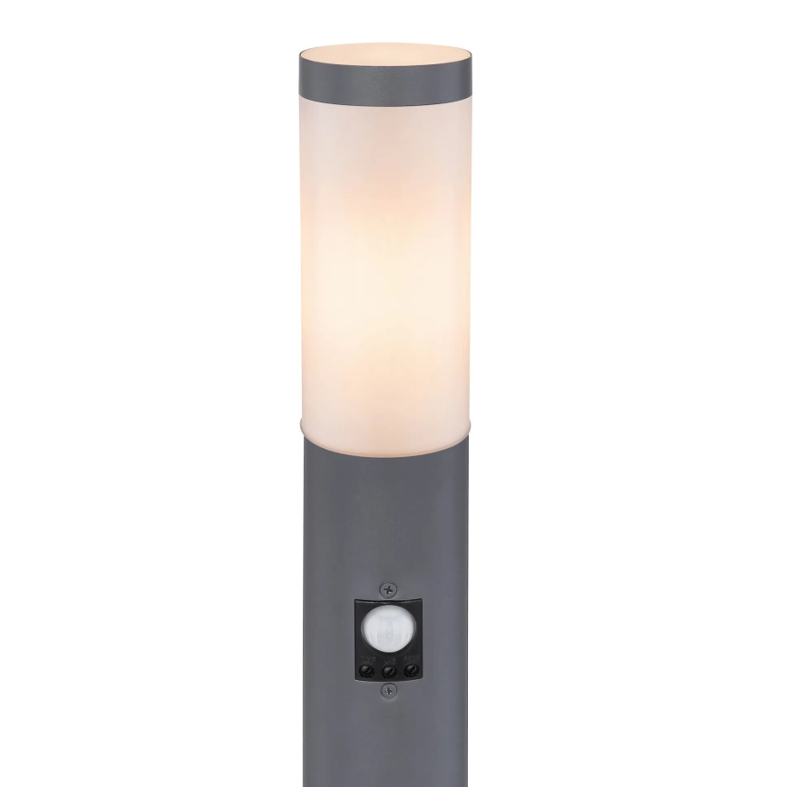 Globo - Spoljašnja lampa sa senzorom 1xE27/15W/230V IP44 110 cm antracit
