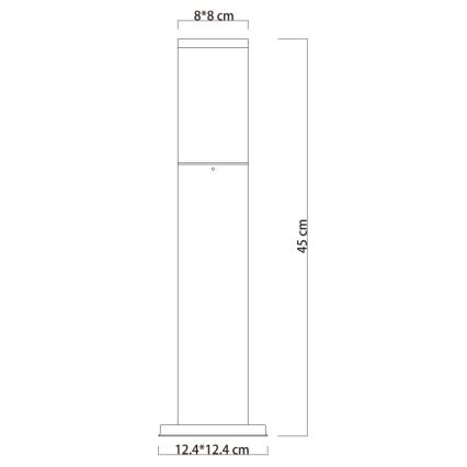 Globo - Spoljašnja lampa 1xE27/15W/230V 45 cm IP44