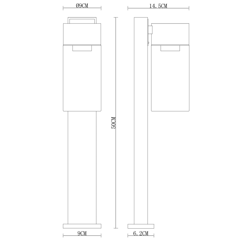Globo - Spoljašnja lampa 1xE27/40W/230V 50 cm IP44