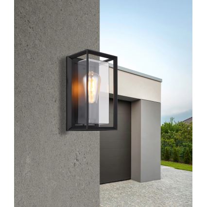 Globo - Spoljašnja zidna lampa 1xE27/60W/230V IP44 crno