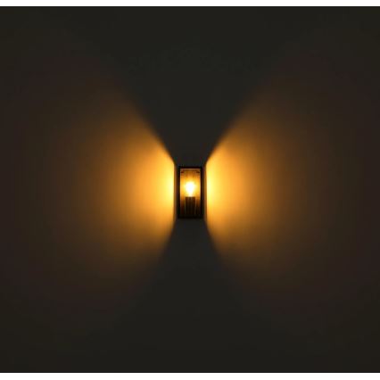 Globo - Spoljašnja zidna lampa 1xE27/60W/230V IP44 crno