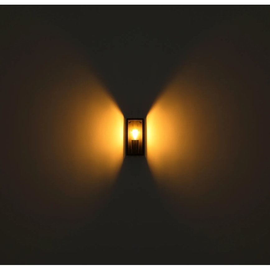 Globo - Spoljašnje zidno svetlo 1xE27/60W/230V IP44 crno