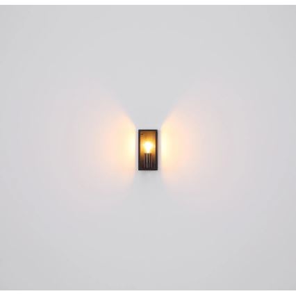 Globo - Spoljašnje zidno svetlo 1xE27/60W/230V IP44 crno