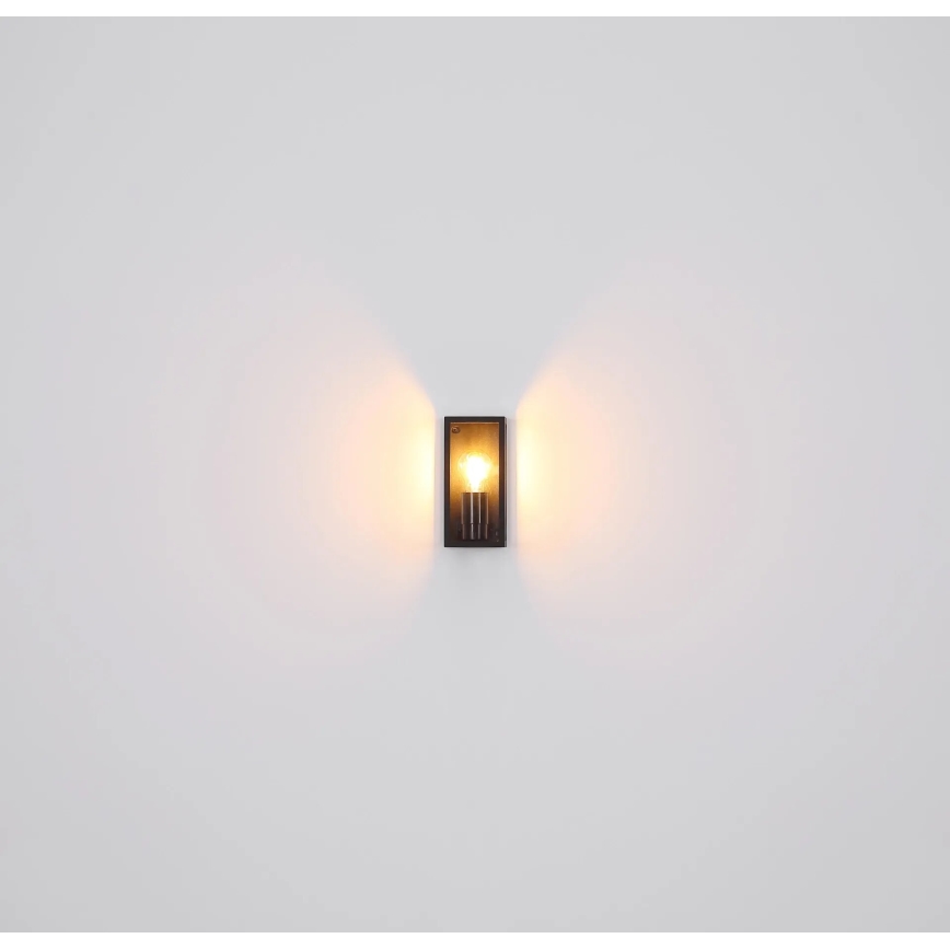 Globo - Spoljašnje zidno svetlo 1xE27/60W/230V IP44 crno