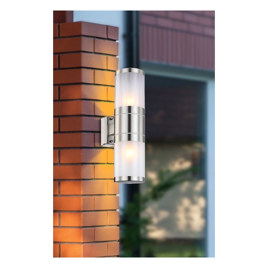 Globo - Spoljašnja zidna svetiljka 2xE27/60W/230V IP44