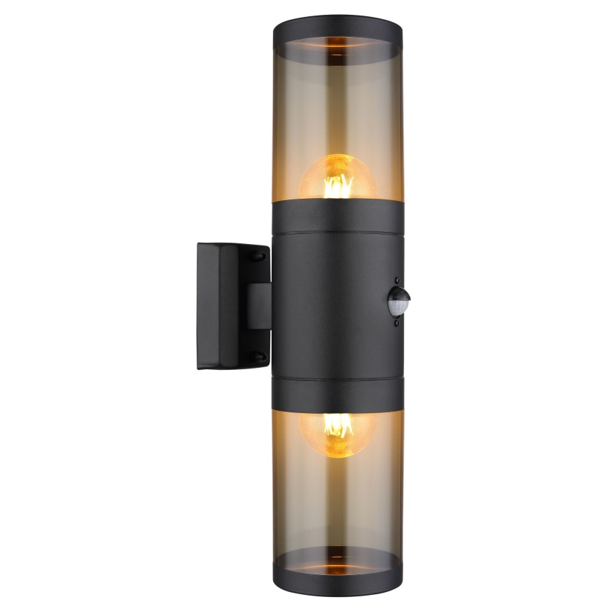 Globo zidna lampa sa senzorom 2xE27/40W/230V IP44