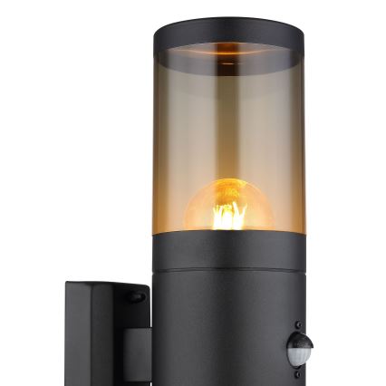 Globo zidna lampa sa senzorom 2xE27/40W/230V IP44