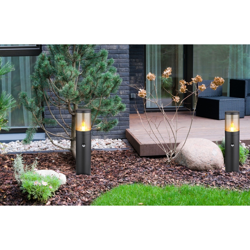 Globo - Spoljašnja lampa sa senzorom 1xE27/60W/230V 50 cm IP44