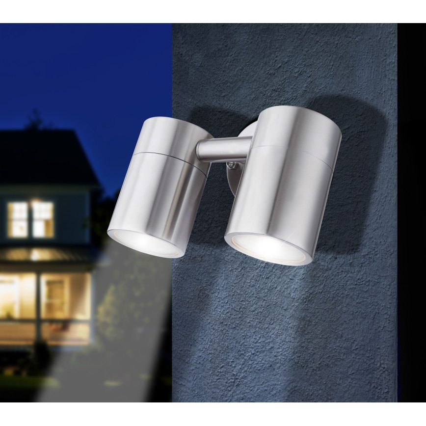 Globo 3207-2L - LED spoljna lampa STYLE 2xGU10/5W/230V IP44