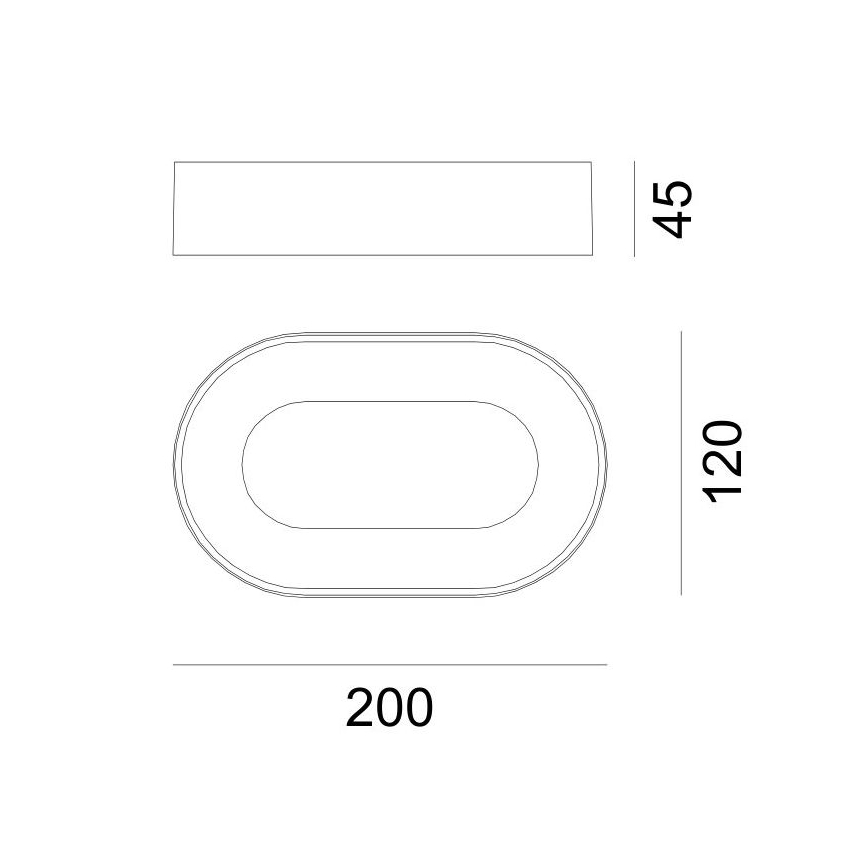 Globo - LED Spoljna zidna lampa LED/12W/230V IP65