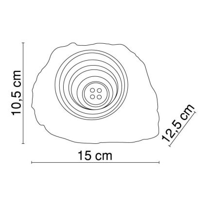 Globo - LED Dekorativna solarna lampa 4xLED/0,06W/3,2V IP44