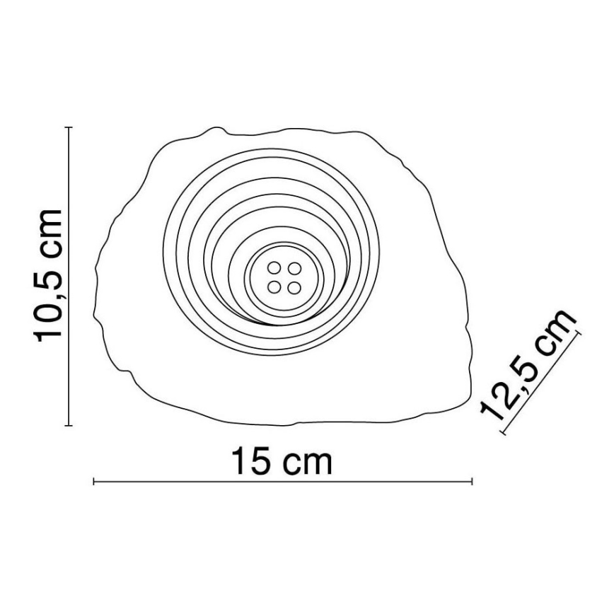 Globo - LED Dekorativna solarna lampa 4xLED/0,06W/3,2V IP44
