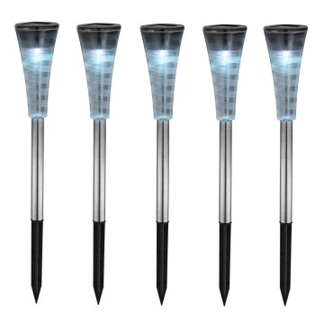 Globo 33079-5 - Set 5x Solarna lampa RGB-LED/0,06W/3,2V IP44