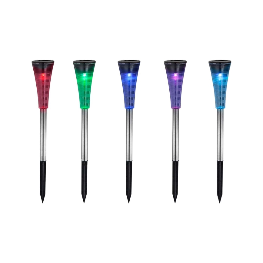 Globo 33079-5 - Set 5x Solarna lampa RGB-LED/0,06W/3,2V IP44