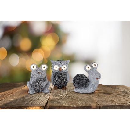 Globo - LED solarna svetiljka 2xLED/0,06W/3V IP44 puž