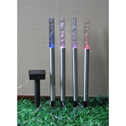 Globo - Set 4x LED Solarno svetlo 4xLED/0,07W IP44 600 mAh