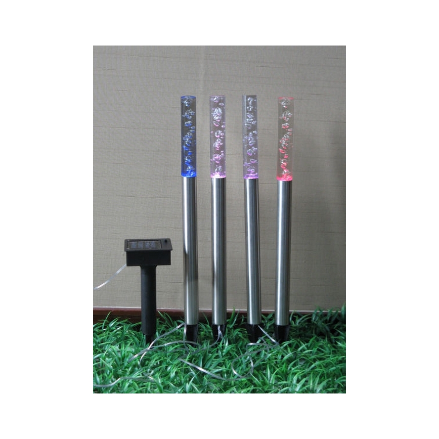 Globo - Set 4x LED Solarno svetlo 4xLED/0,07W IP44 600 mAh