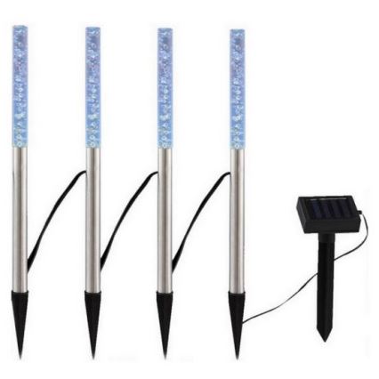 Globo - Set 4x LED Solarno svetlo 4xLED/0,07W IP44 600 mAh
