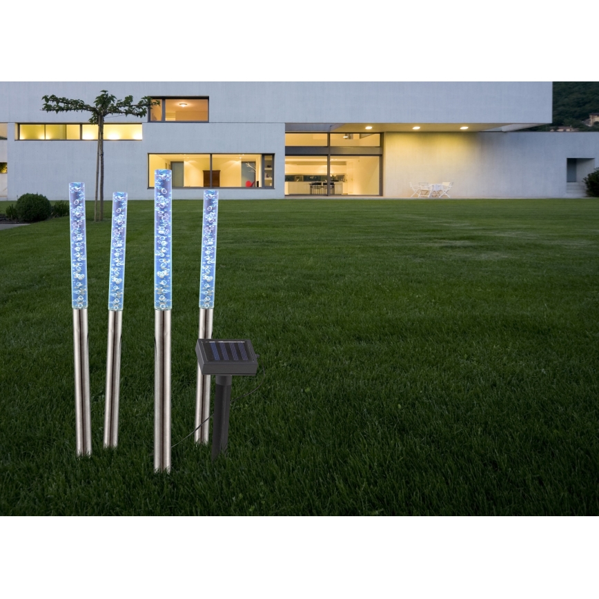 Globo - Set 4x LED Solarno svetlo 4xLED/0,07W IP44 600 mAh