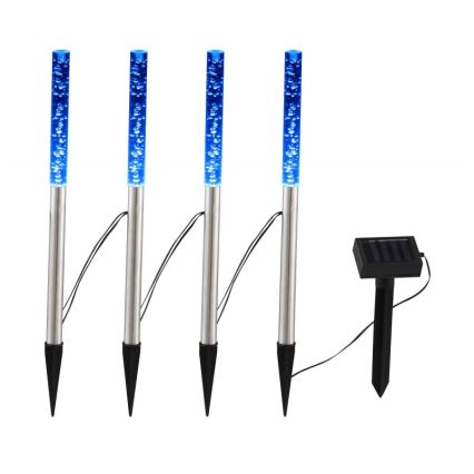 Globo - Set 4x LED Solarno svetlo 4xLED/0,07W IP44 600 mAh