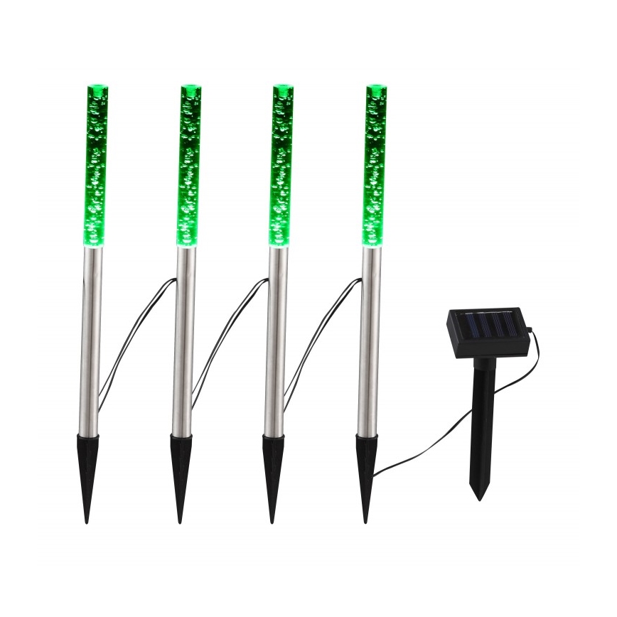 Globo - Set 4x LED Solarno svetlo 4xLED/0,07W IP44 600 mAh