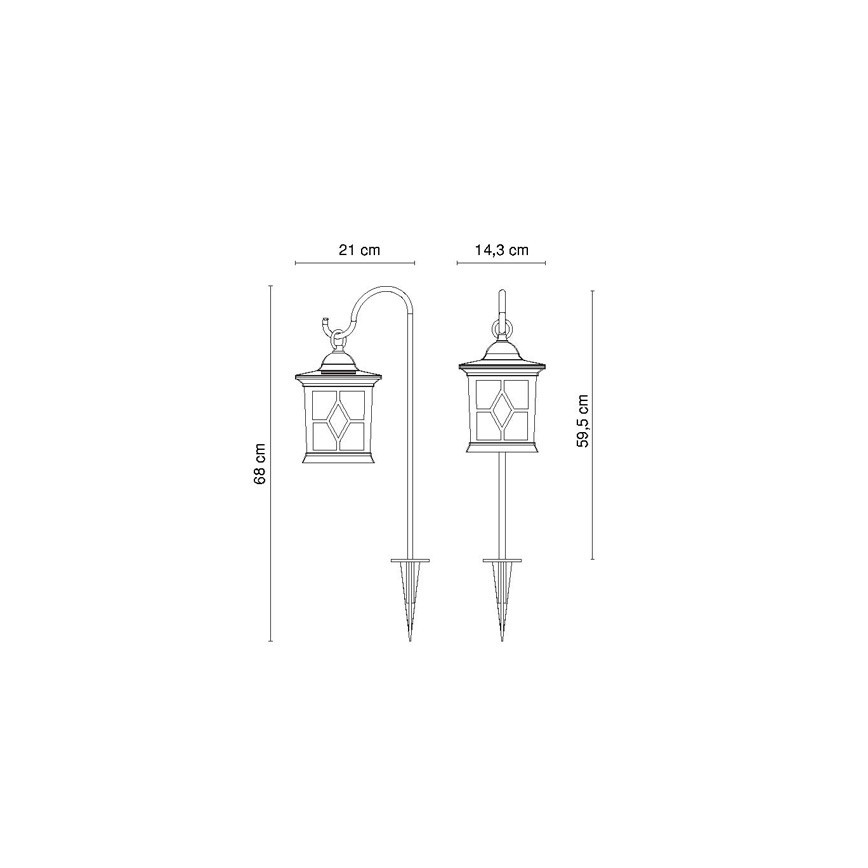 Globo - LED Solarna lampa LED/0,05W/3,2V IP44