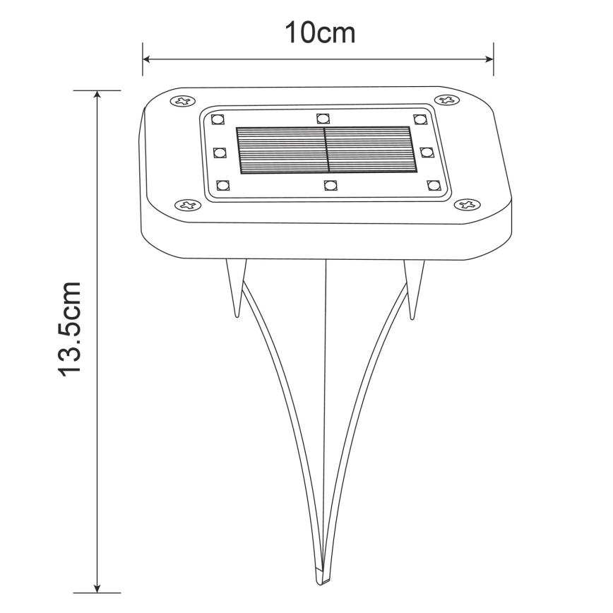 Globo - Set 2x LED Solarno svetlo LED/0,8W/1,2V IP44 300 mAh