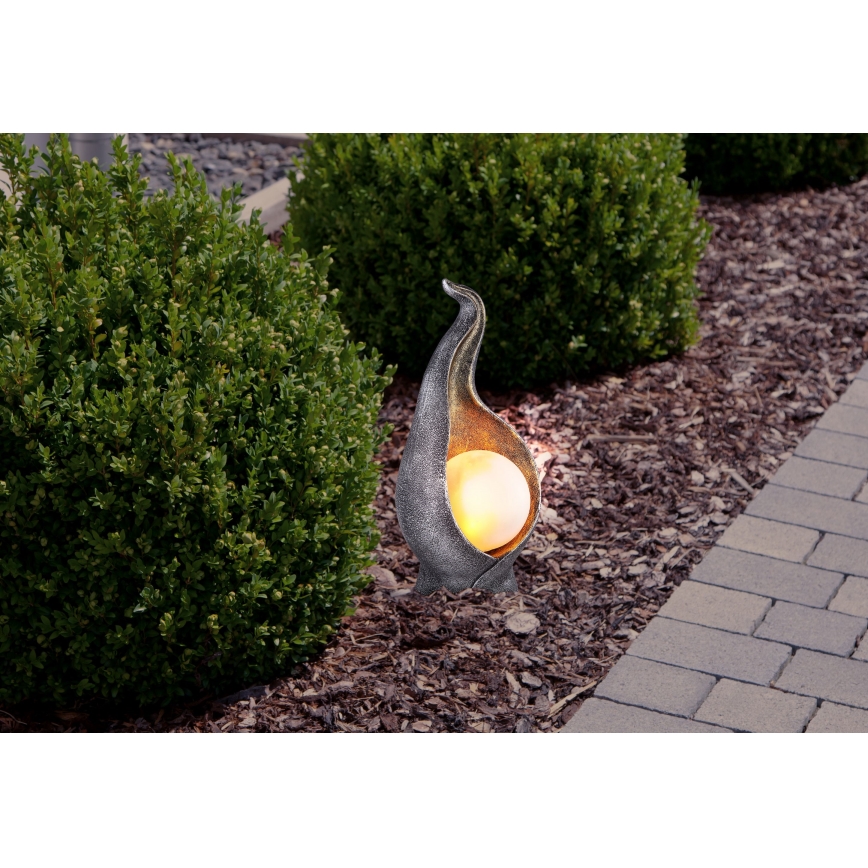 Globo - LED Solarno svetlo LED/2,16W/3V 3000K IP44 srebrno