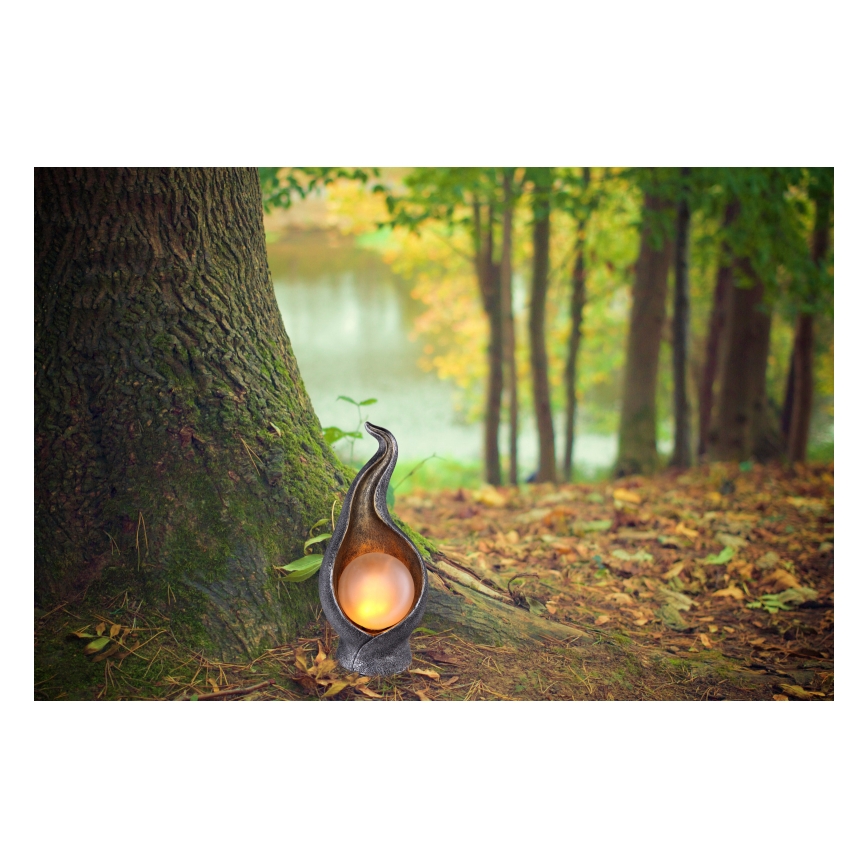 Globo - LED Solarno svetlo LED/2,16W/3V 3000K IP44 srebrno