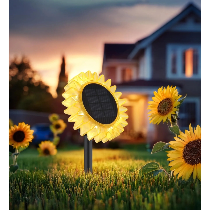 Globo - LED Solarno svetlo LED/0,06W/3V slunečnice IP44