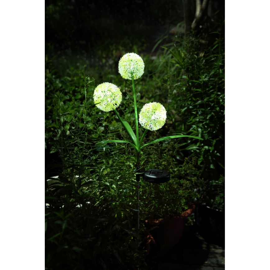 Globo  - LED Solarno svetlo 3xLED/0,06W/3V 5000K IP44 200 mAh žuta