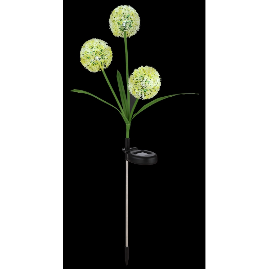 Globo  - LED Solarno svetlo 3xLED/0,06W/3V 5000K IP44 200 mAh žuta