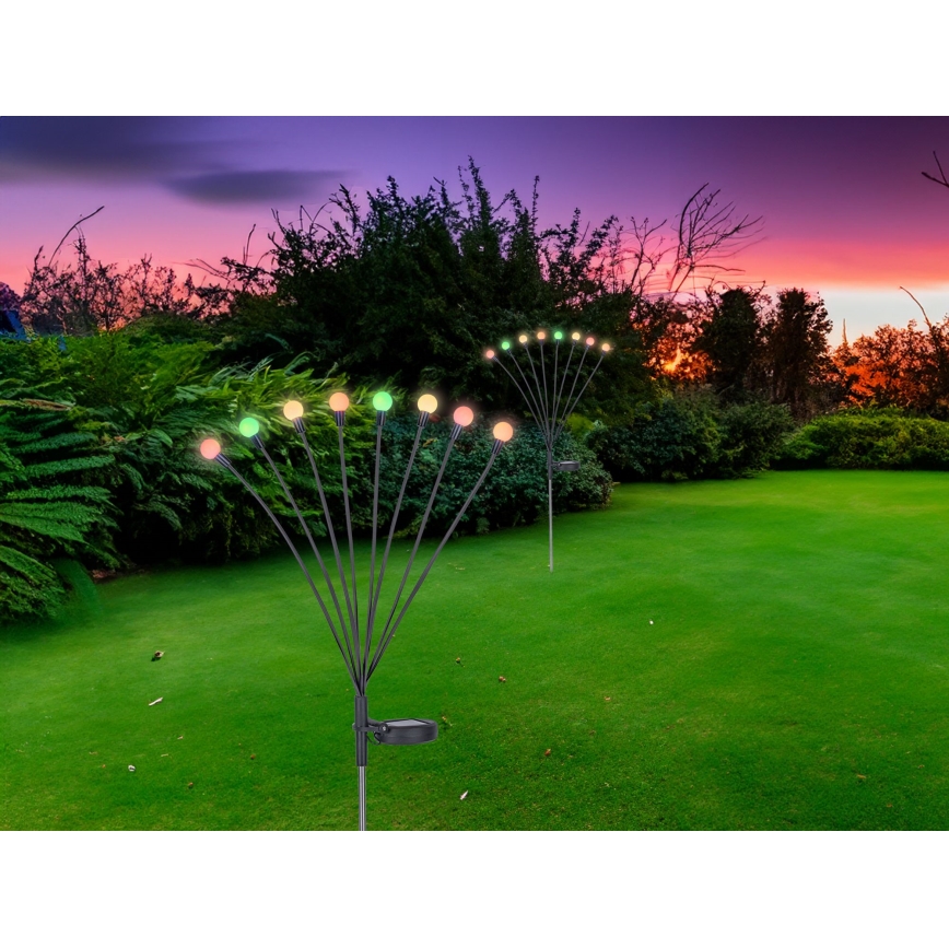 Globo - LED RGB solarna rasveta 8xLED/0,06W/3,2V IP44