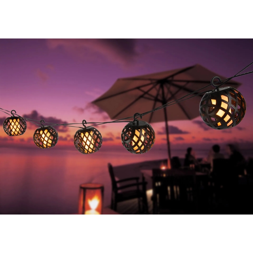 Globo - LED Solarni dekorativni lanac 98xLED/0,1W/3V 410 cm IP44