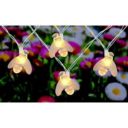 Globo - LED Solarni lanac 20xLED/0,06W/3V IP44 300 mAh