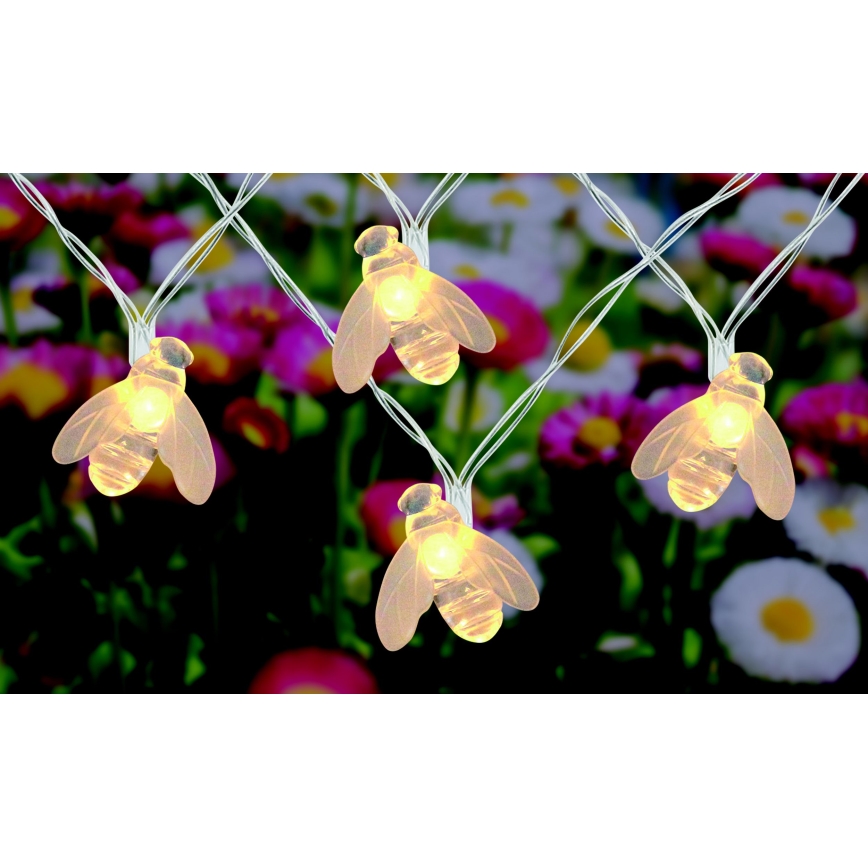 Globo - LED Solarni lanac 20xLED/0,06W/3V IP44 300 mAh