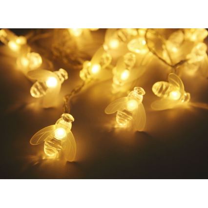 Globo - LED Solarni lanac 20xLED/0,06W/3V IP44 300 mAh