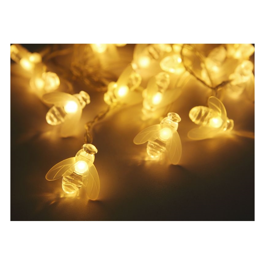 Globo - LED Solarni lanac 20xLED/0,06W/3V IP44 300 mAh
