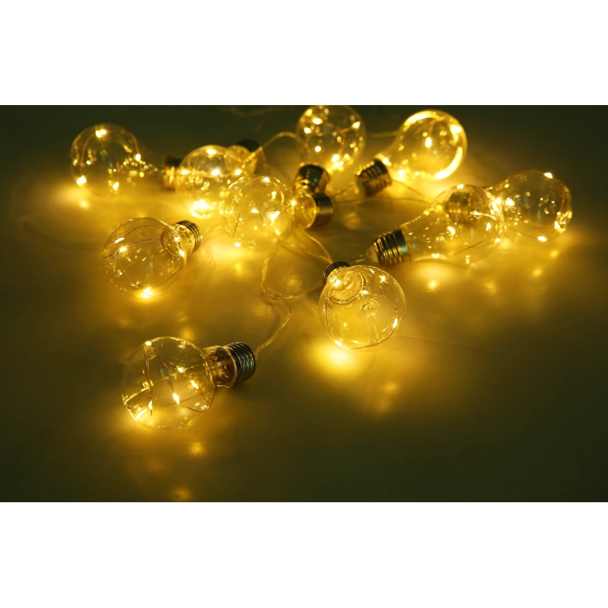 Globo - LED solarni lanac 10xLED/0,06W/3,2V 380 cm IP44