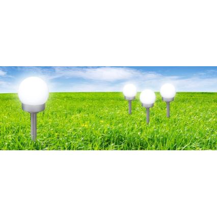 Globo - Set 3x LED Solarno svetlo LED/0,06W/3V 4000K pr. 10 cm IP44